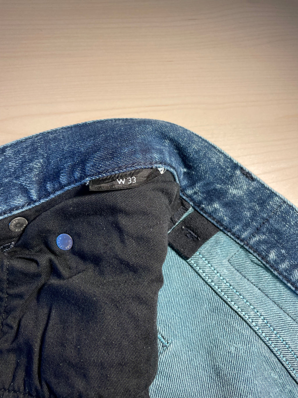 Jeans Stone Island L34, Type SL blu maculato