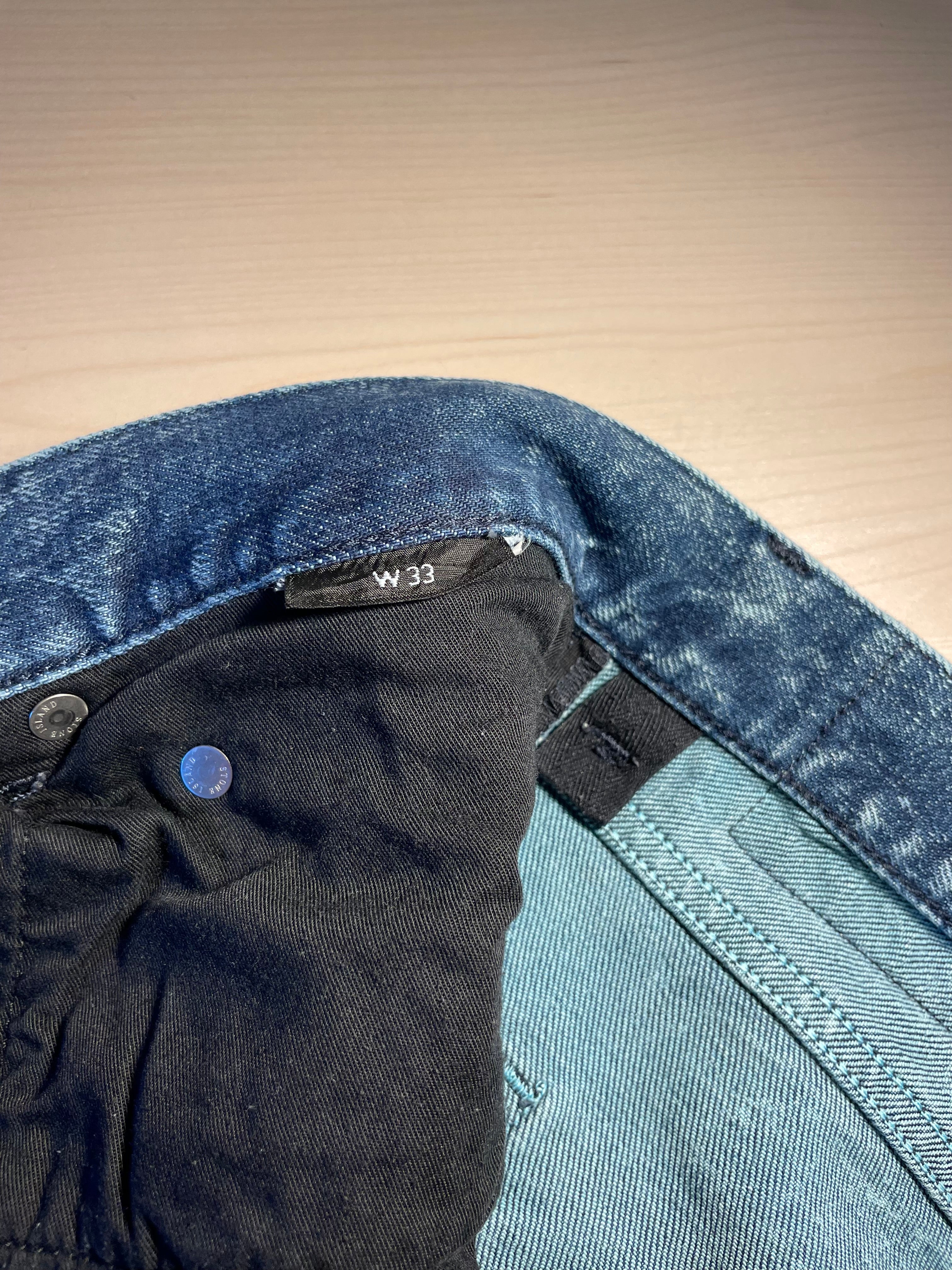 Jeans Stone Island L34, Type SL blu maculato