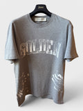 Maglia Golden Goose grigia scritta "Golden"