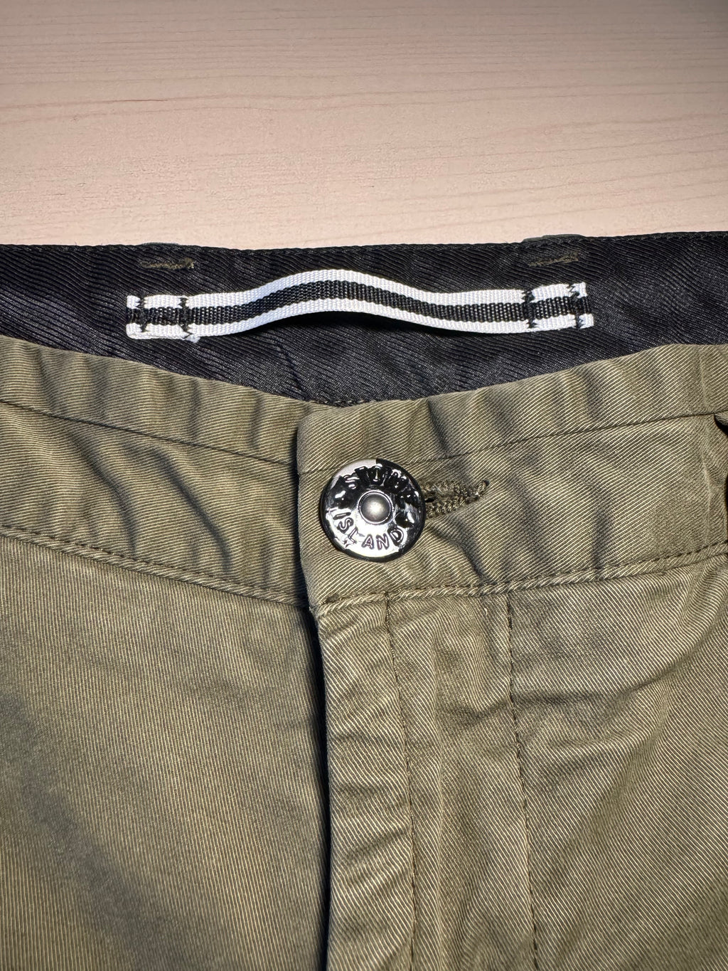 Pantaloni Stone Island cargo verdi