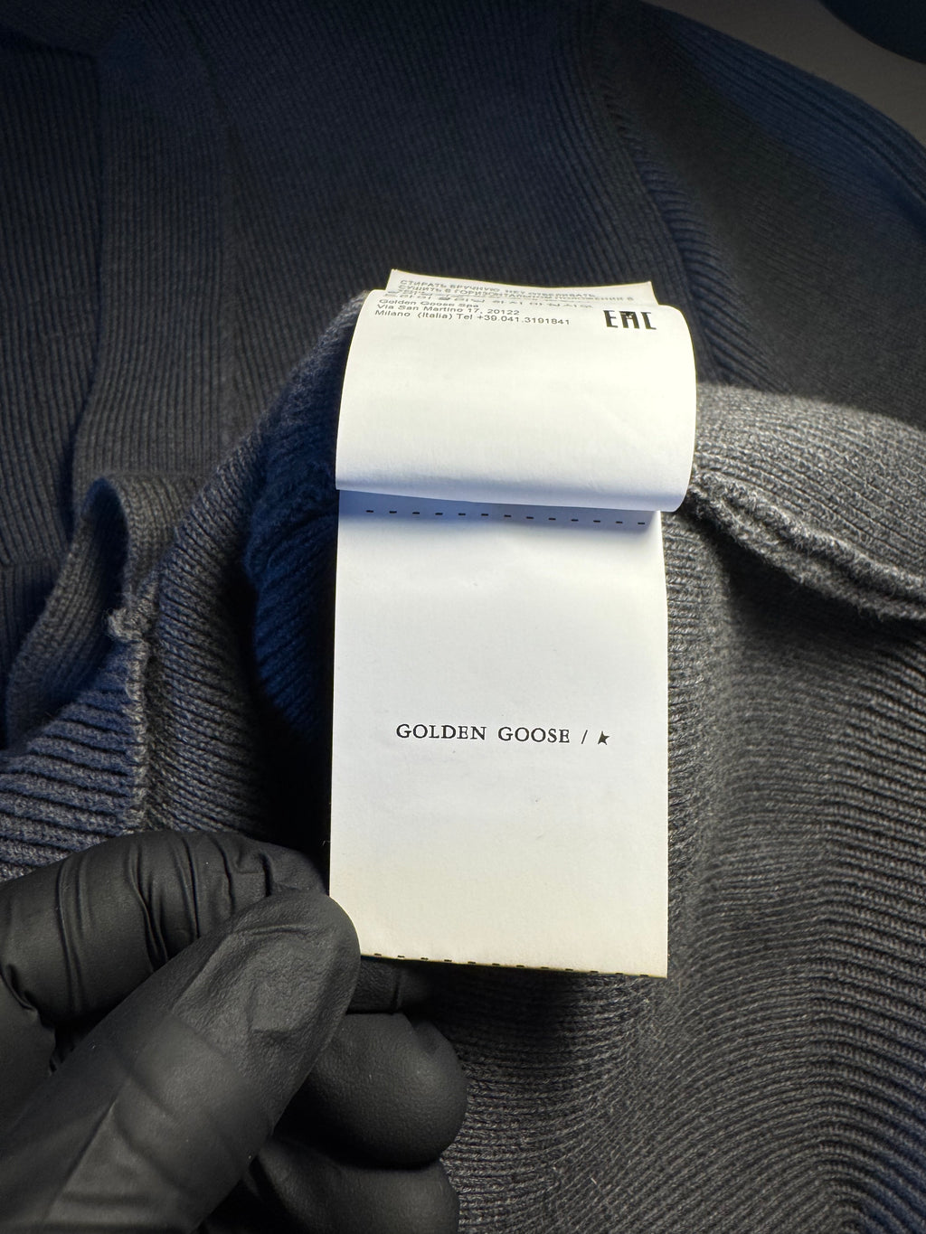 Cardigan Golden Goose grigio "Golden"