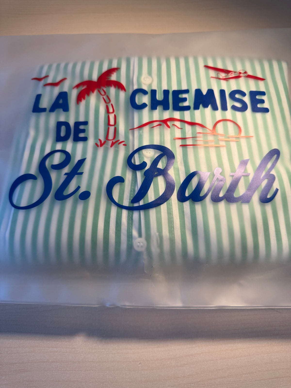 Camicia Saint Barth righe “Madame À La Plage”