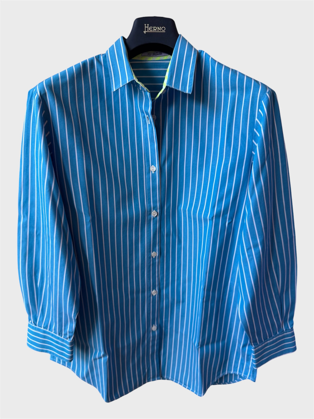 Camicia Saint Barth righe “Born In St. Barth”