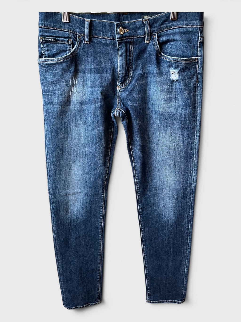Jeans Dolce e Gabbana Denim Gold stretch