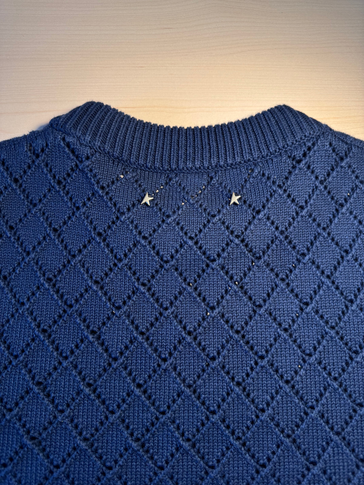 Top Golden Goose blu