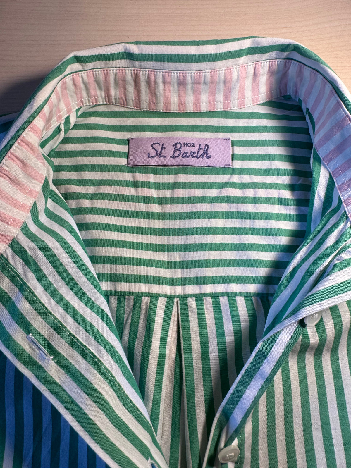 Camicia Saint Barth righe “Madame À La Plage”