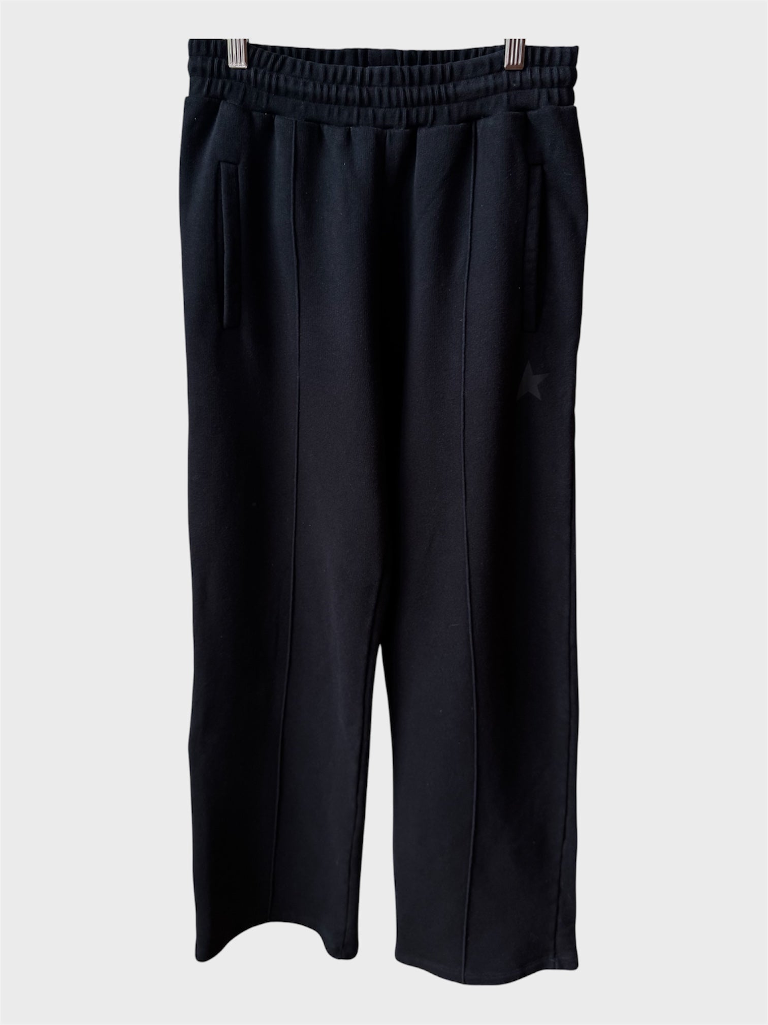 Pantaloni Golden Goose Star neri stella nera