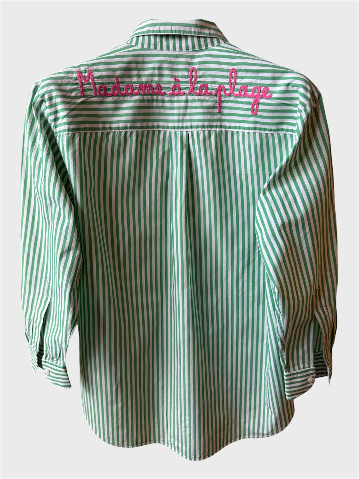 Camicia Saint Barth righe “Madame À La Plage”