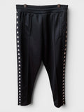 Pantaloni Golden Goose Star jogging neri stelline laterali