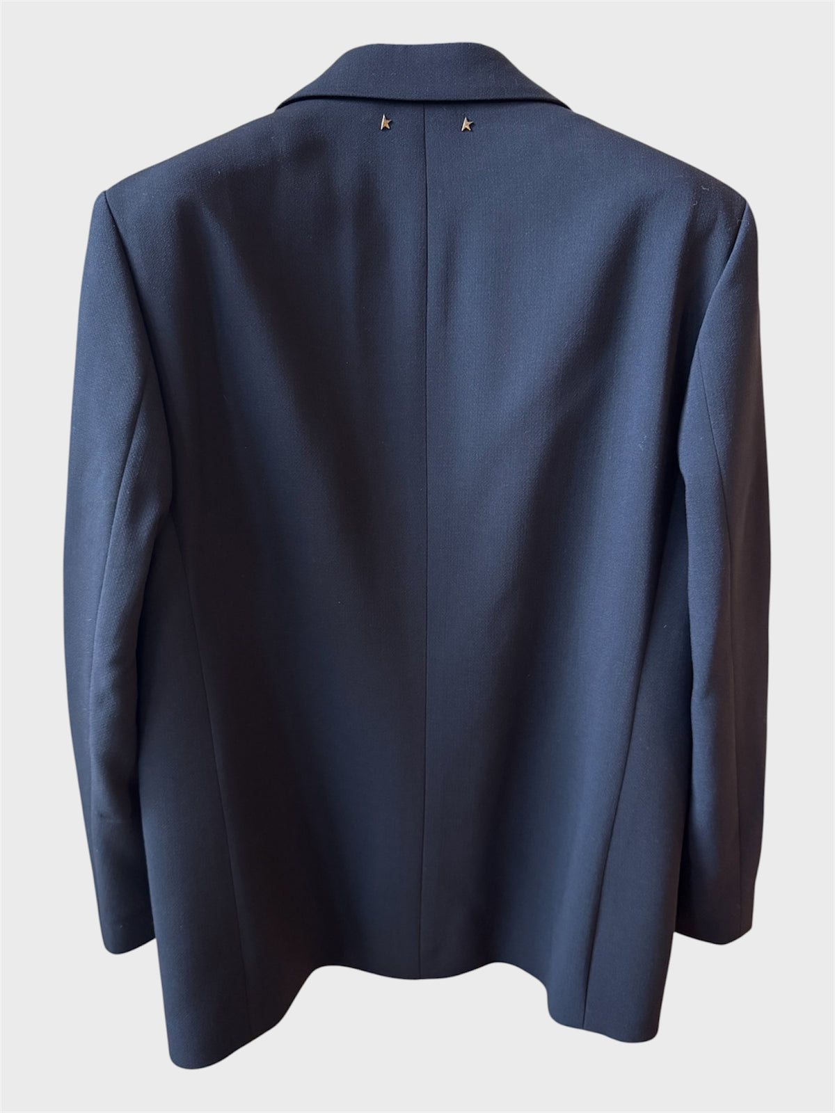 Blazer Golden Goose blu misto lana