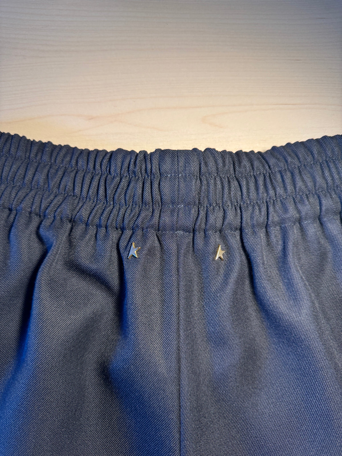 Pantaloni Golden Goose jogging lana blu