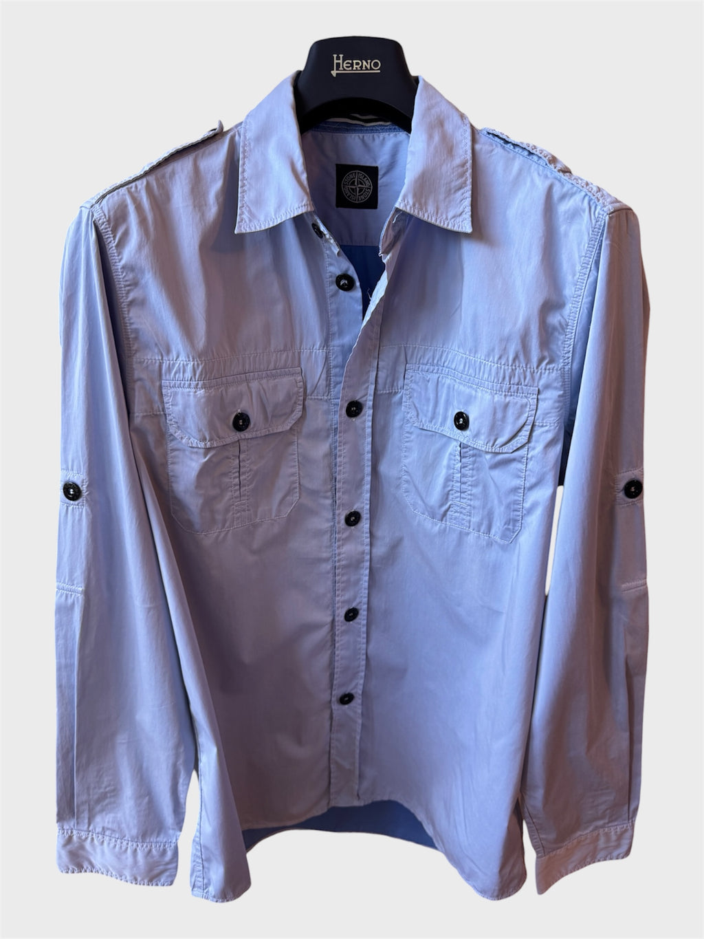 Camicia Stone Island azzurra