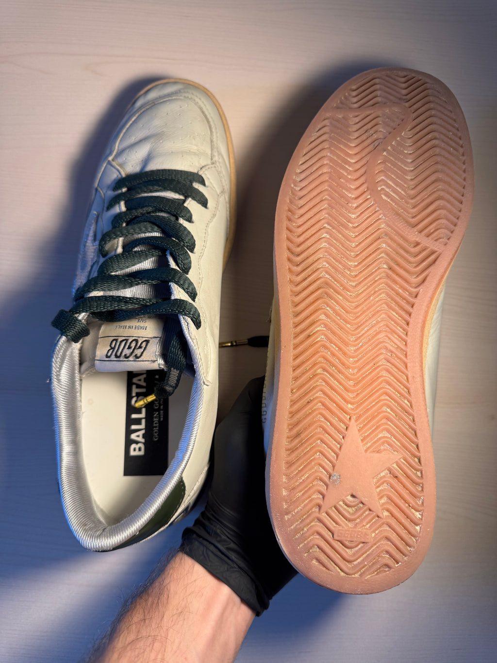 Golden Goose Ball Star stella argento