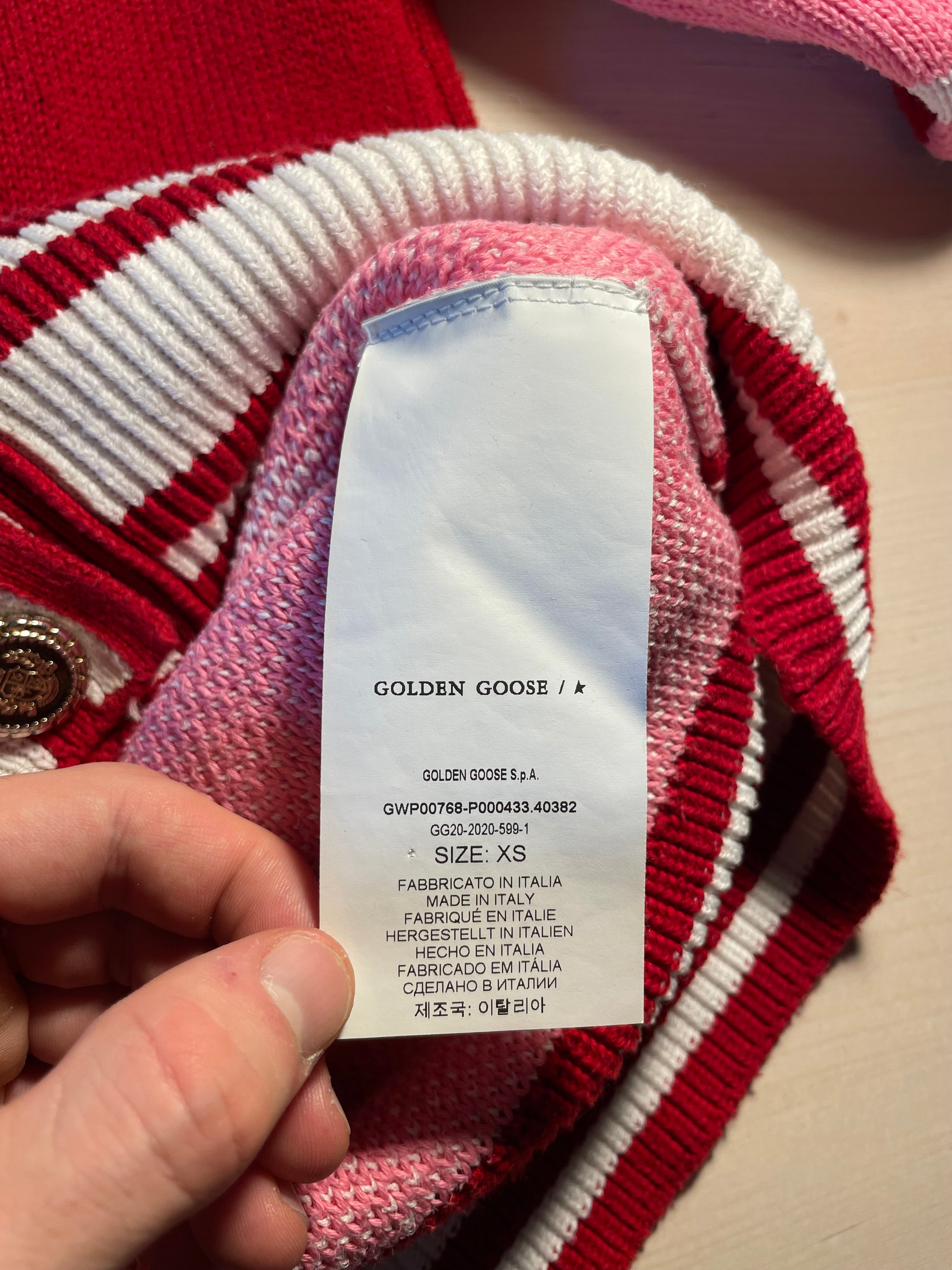 Cardigan Golden Goose "Optimism As Cultural Rebellion"