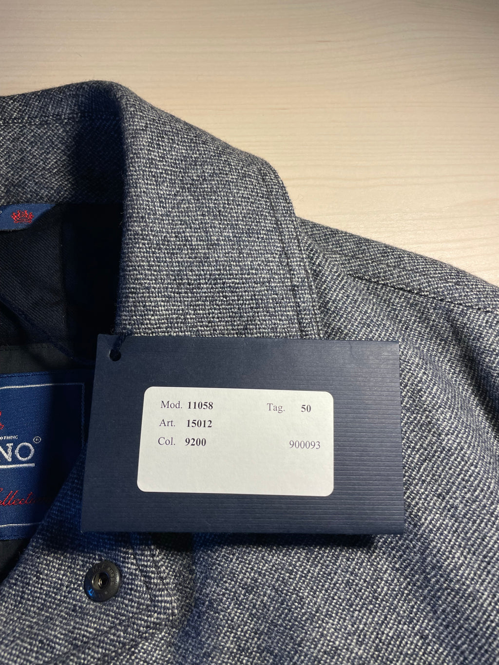 Cappotto Herno lana grigio-azzurro