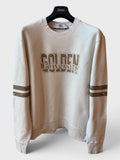 Felpa Golden Goose "Golden University” bianca