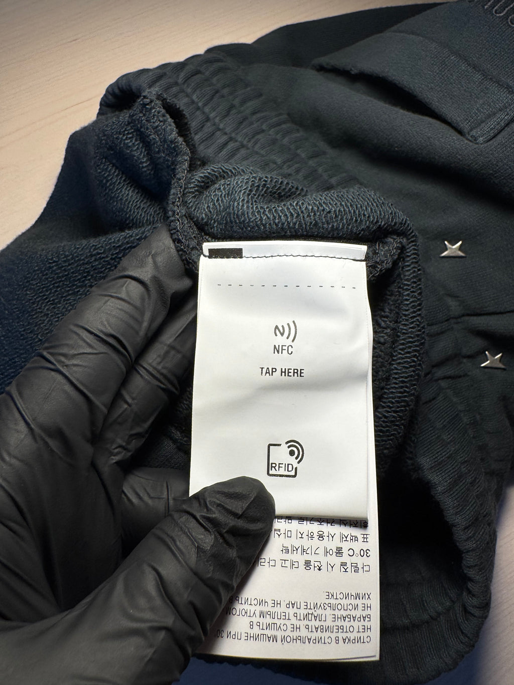 Pantaloni Golden Goose jogging nero effetto lavato