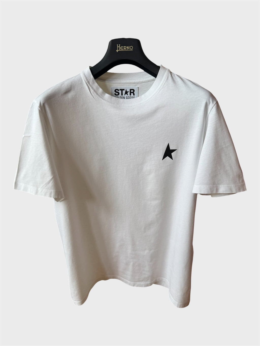 Maglia Golden Goose Star bianca stella nera