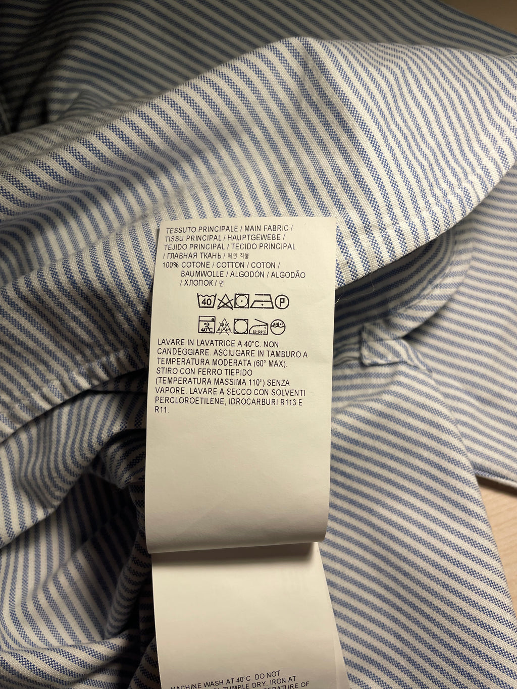 Camicia Golden Goose righe a bastoncino