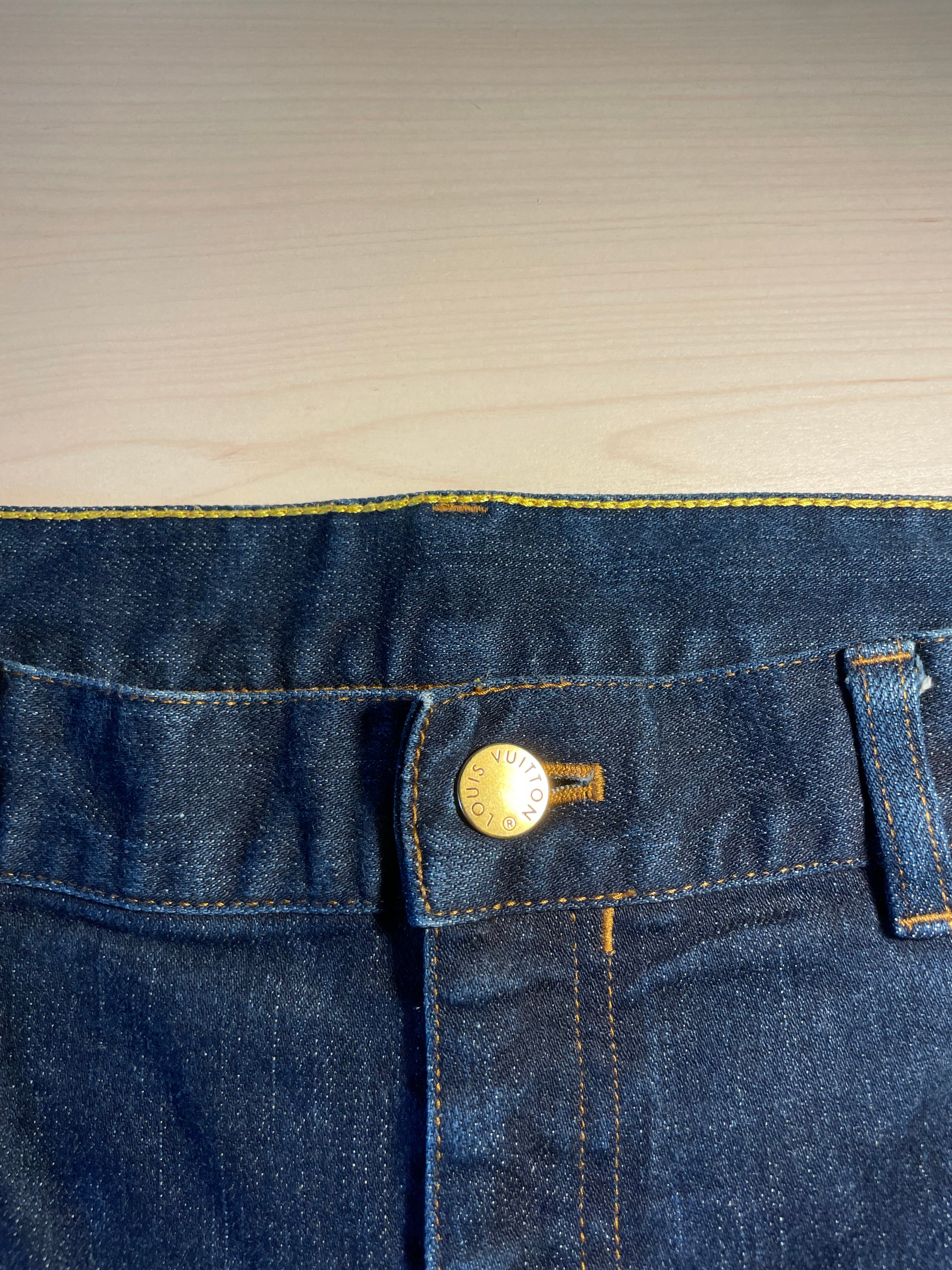Jeans Louis Vuitton Slim Stretch blu