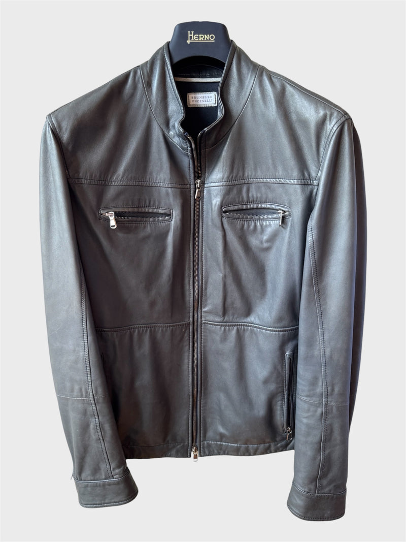 Giacca Brunello Cucinelli in pelle