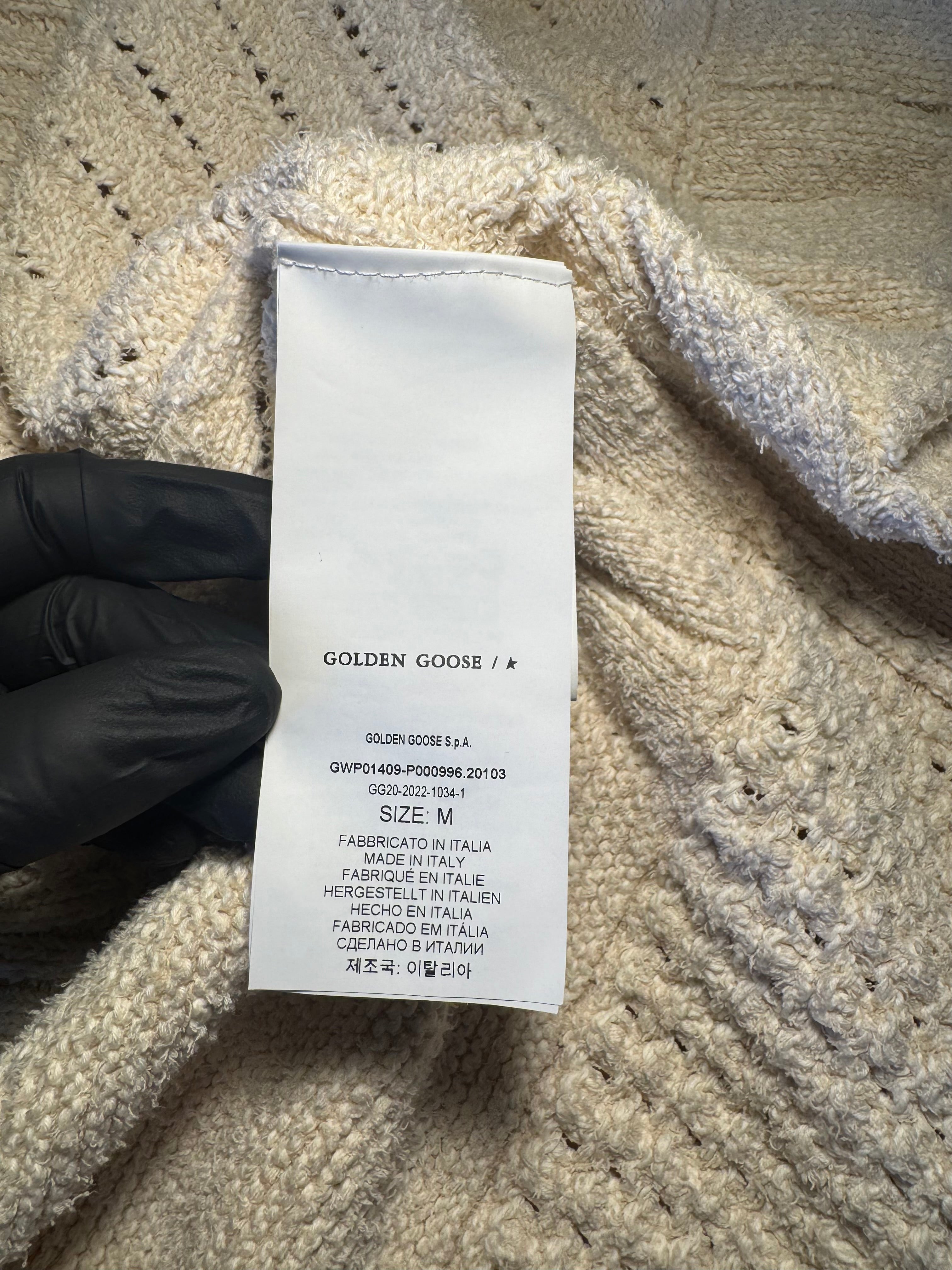 Cardigan Golden Goose panna