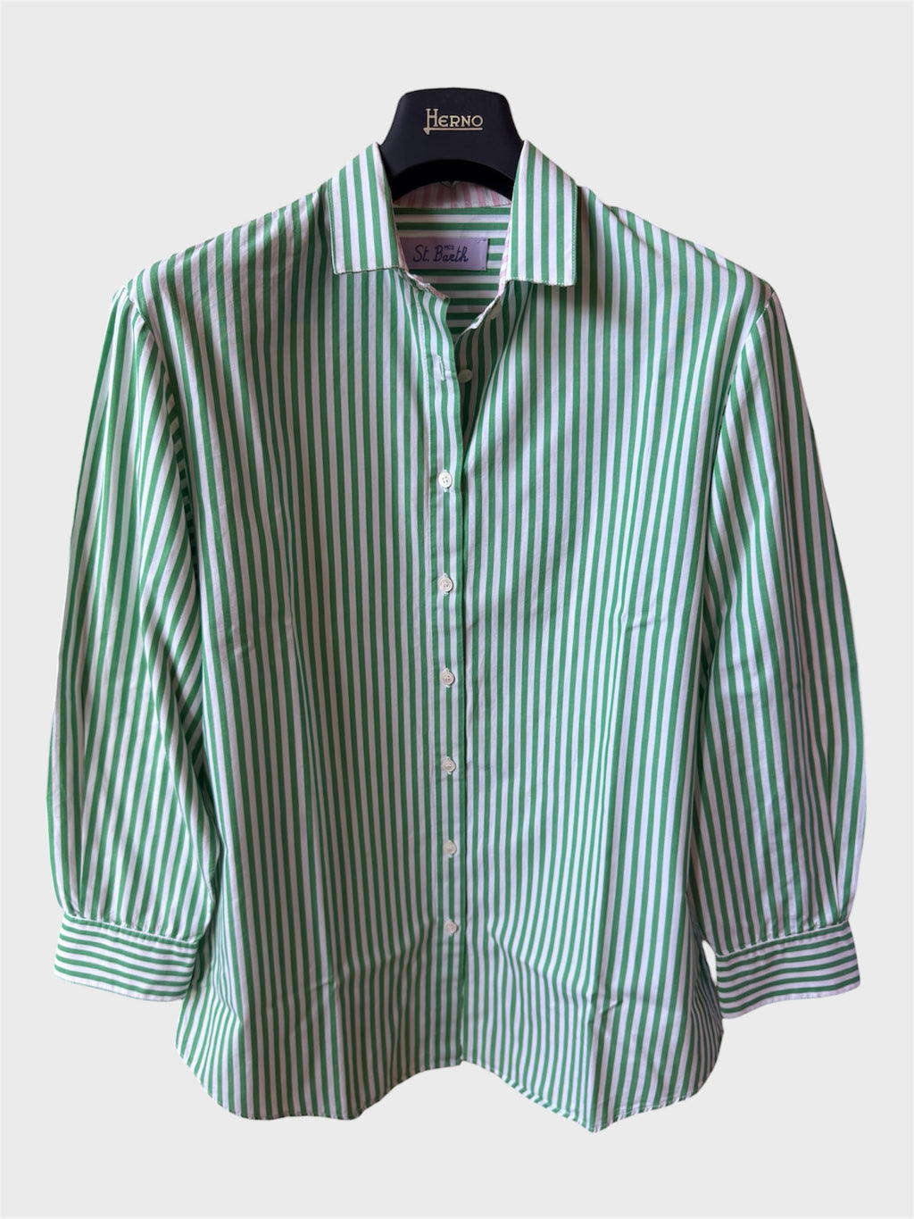 Camicia Saint Barth righe “Madame À La Plage”