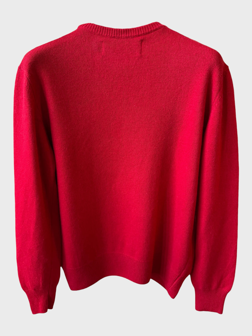 Maglione Saint Barth "Champagne e montagne" rosso