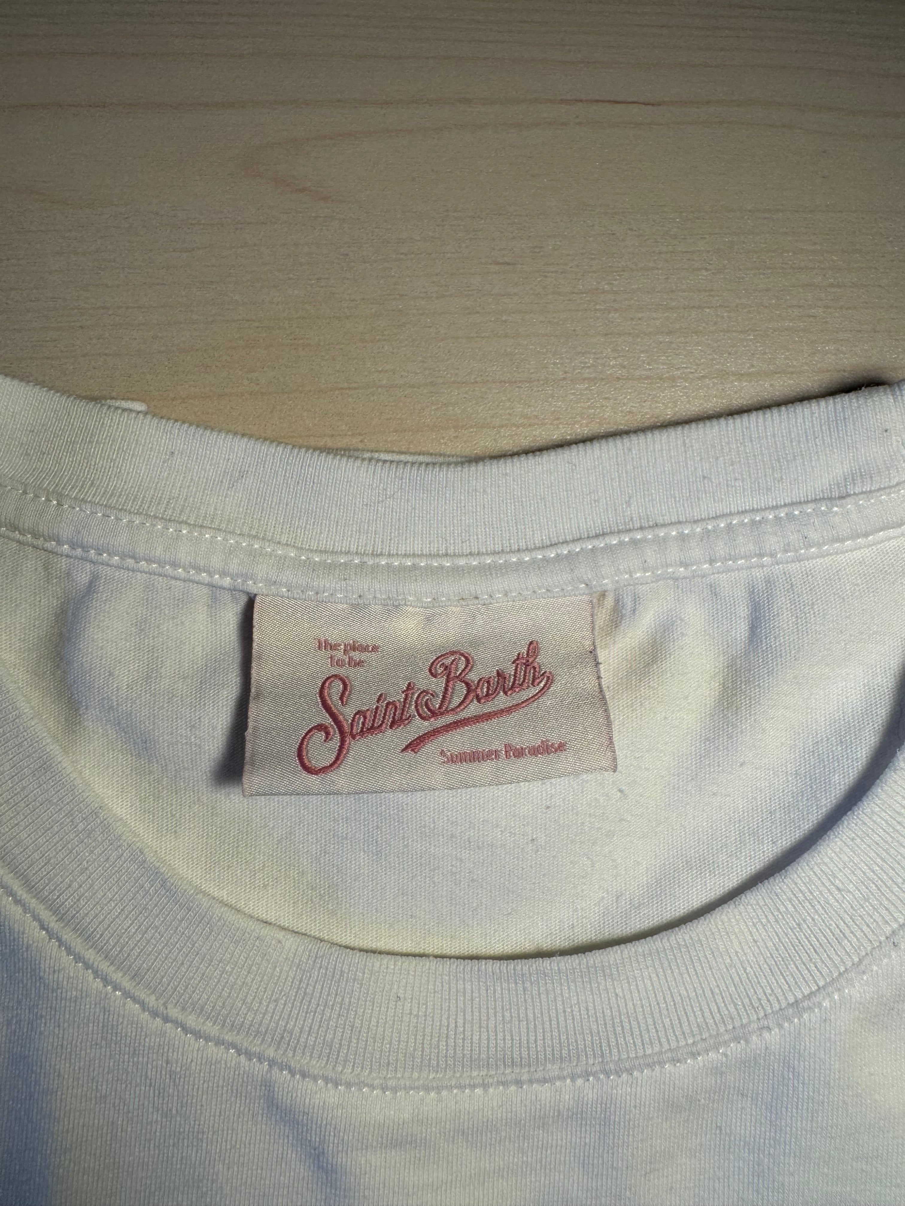 Maglia Saint Barth "St. Barth Habitué" bianca tg XS
