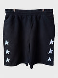 Pantaloncini Golden Goose neri stelle bianche