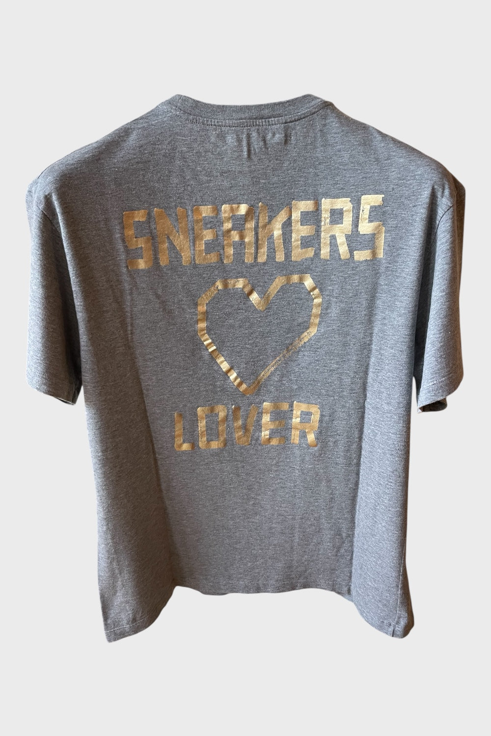 Maglia Golden Goose grigia "Sneakers Lover"