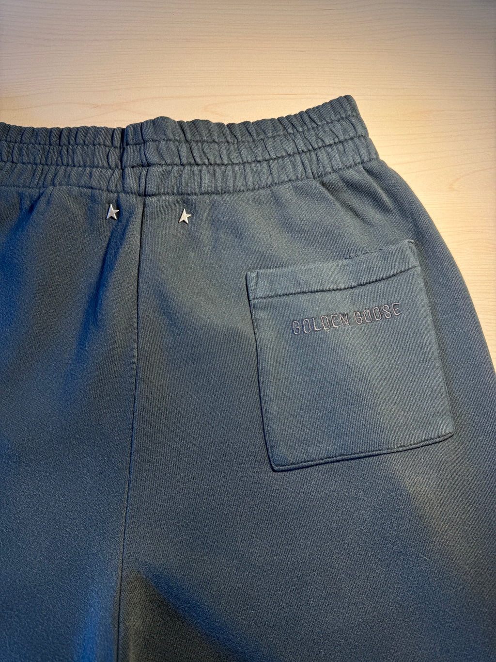 Pantaloni Golden Goose jogging nero effetto lavato
