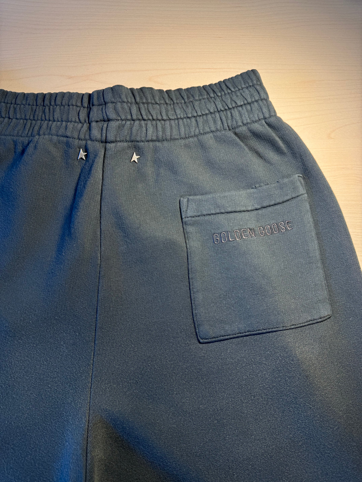 Pantaloni Golden Goose jogging nero effetto lavato