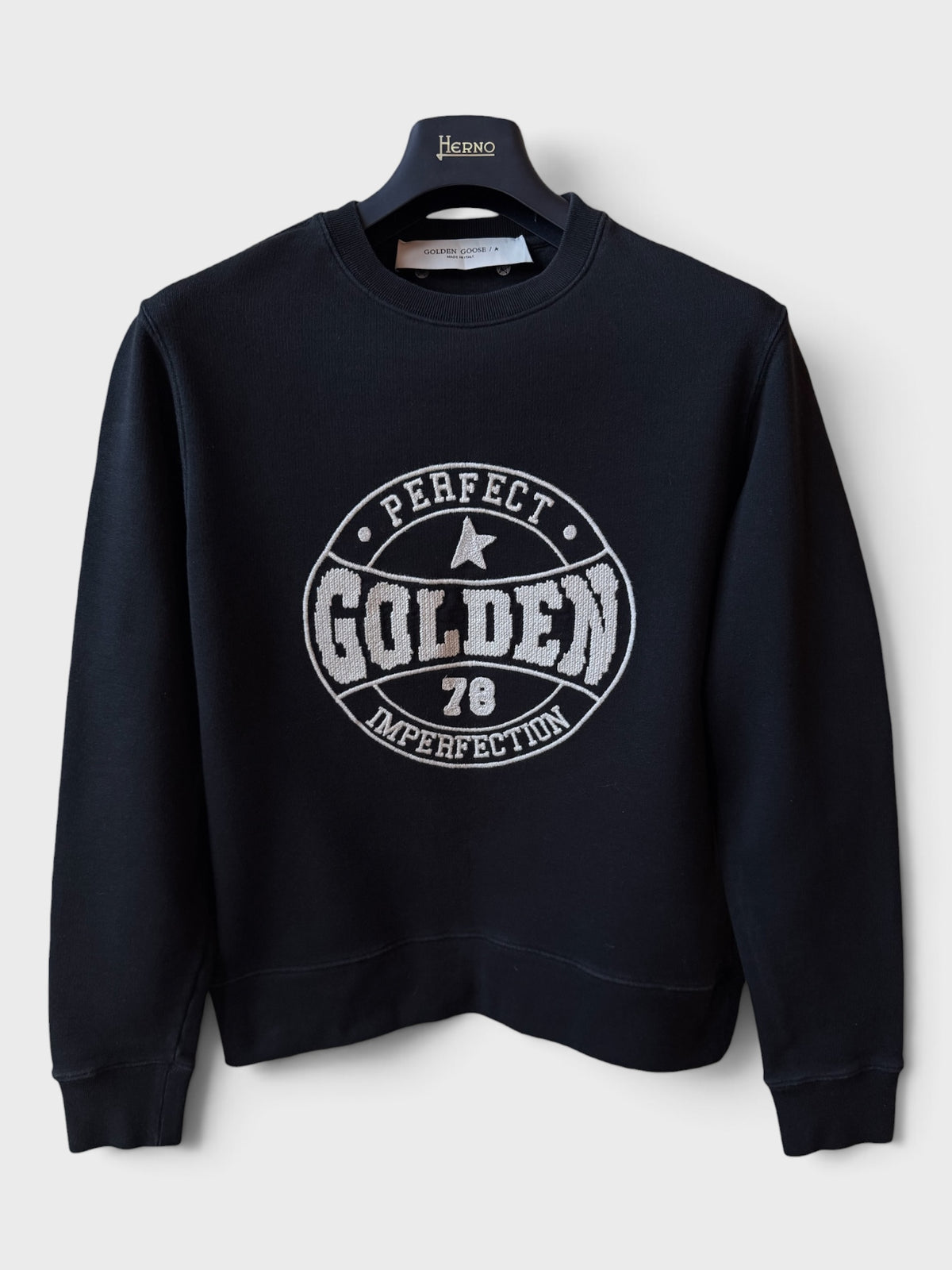 Felpa Golden Goose “Perfect Imperfection” nera
