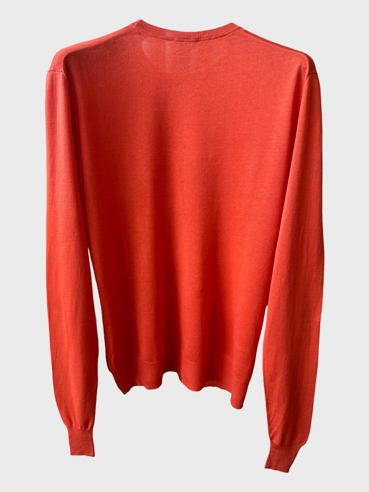 Maglione Paolo Pecora girocollo arancione