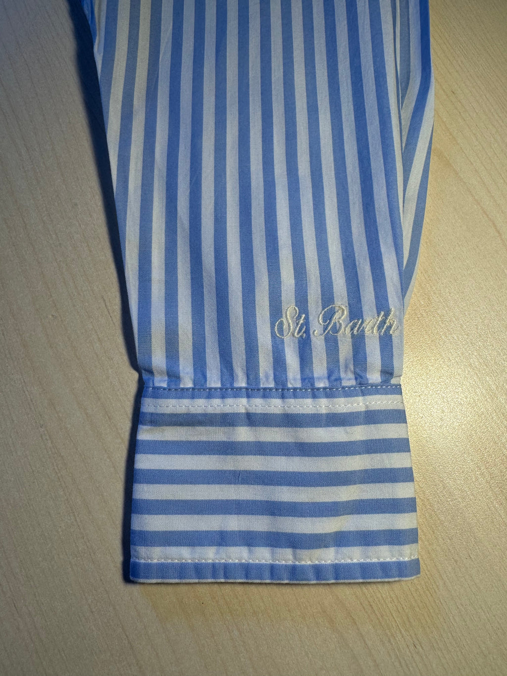 Camicia Saint Barth righe “No Vabbè”