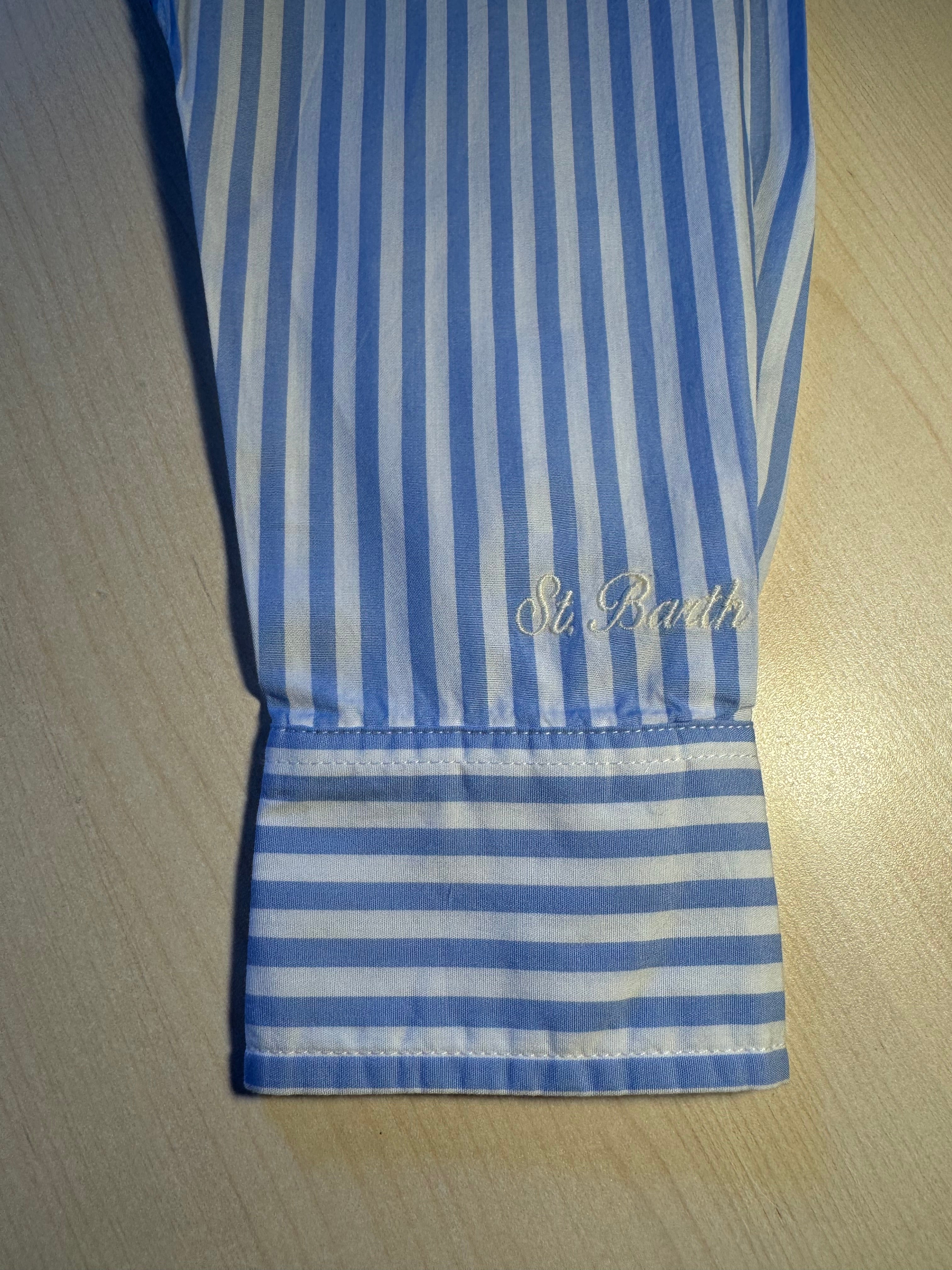 Camicia Saint Barth righe “No Vabbè”