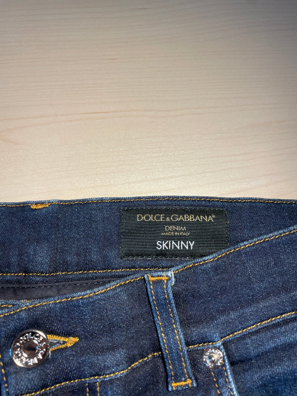 Jeans Dolce e Gabbana Denim Skinny blu