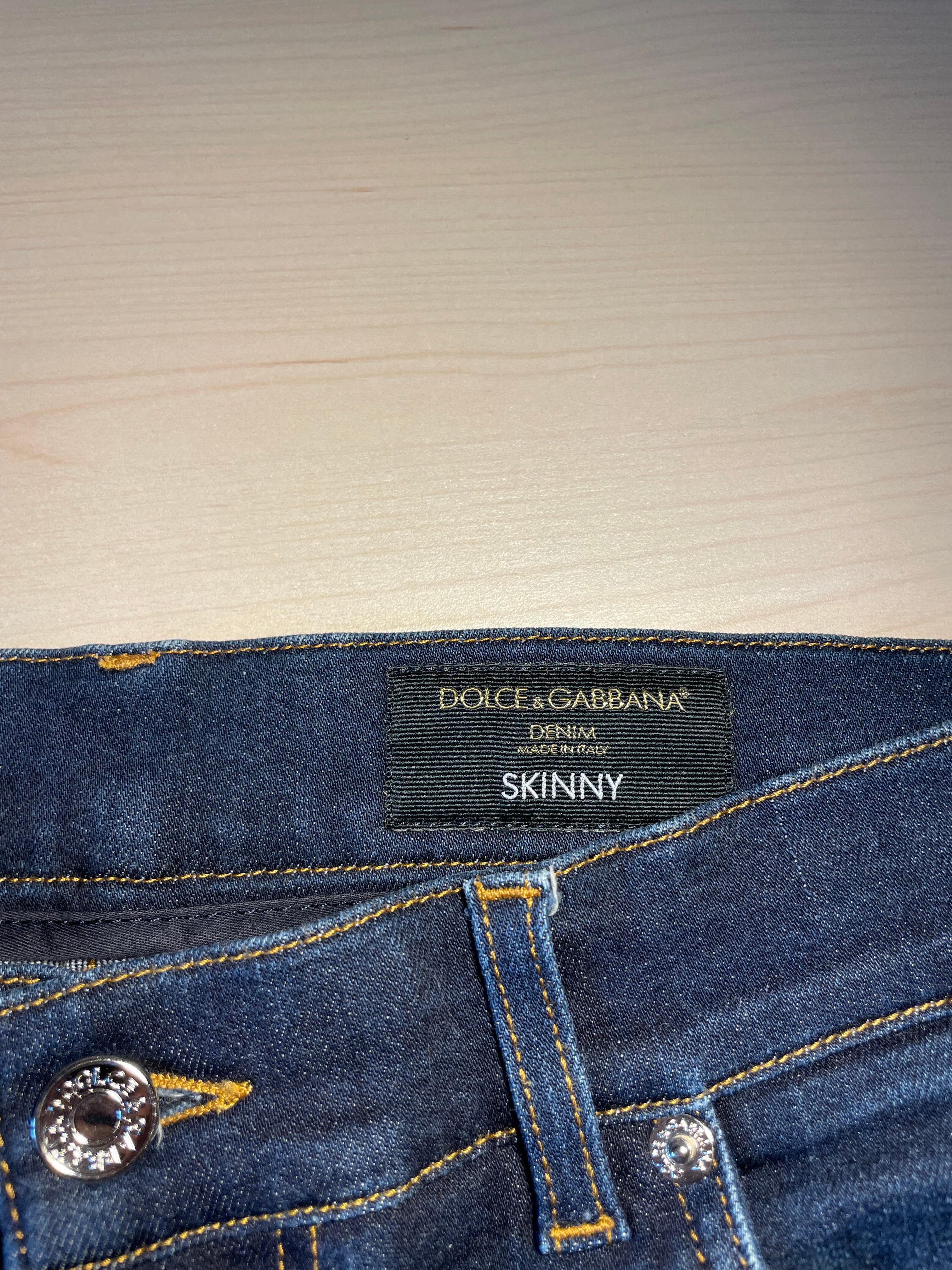 Jeans Dolce e Gabbana Denim Skinny blu