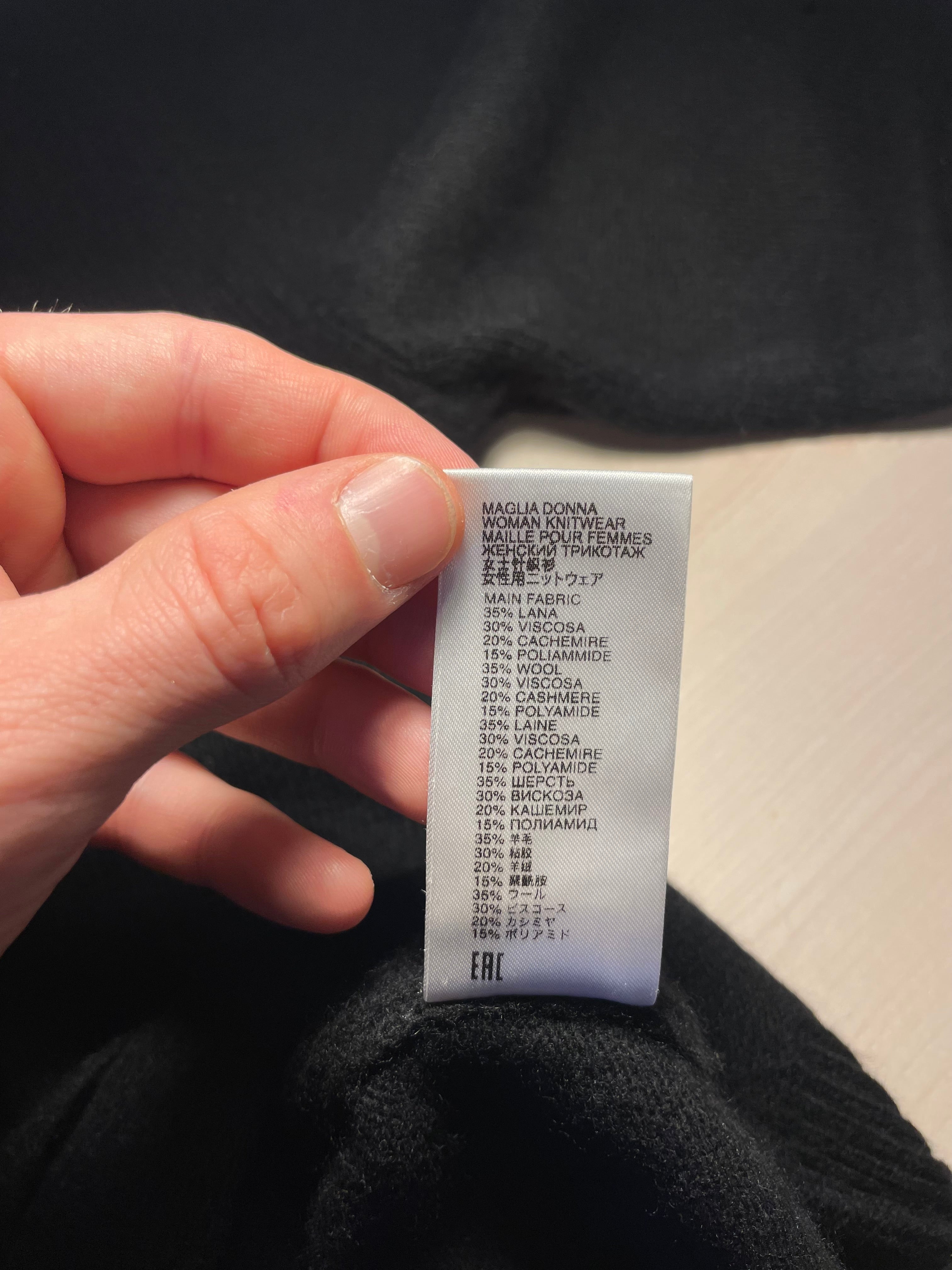 Maglione Saint Barth "Champagne e montagne" nero