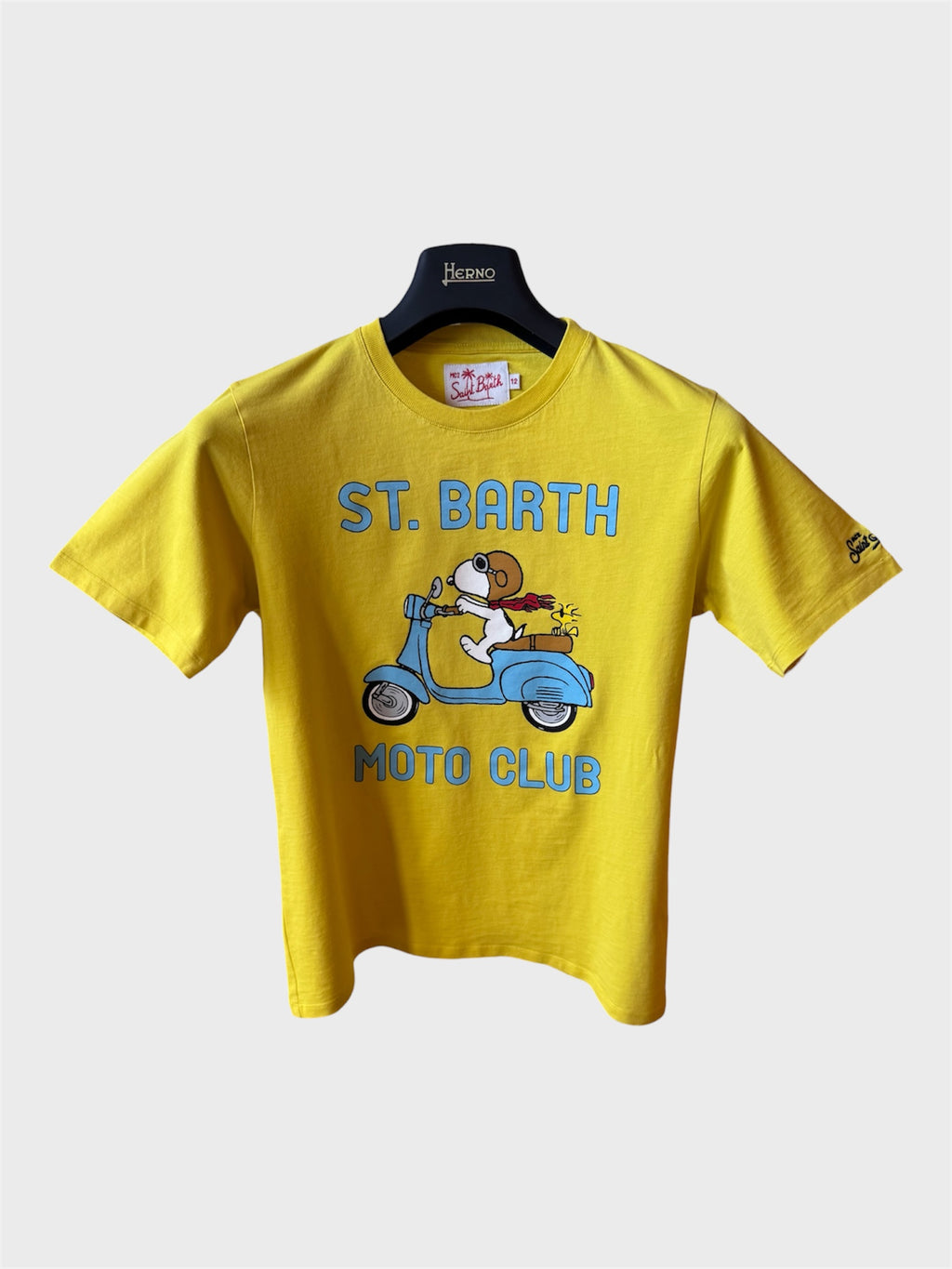 Maglia Saint Barth "Moto Club” gialla