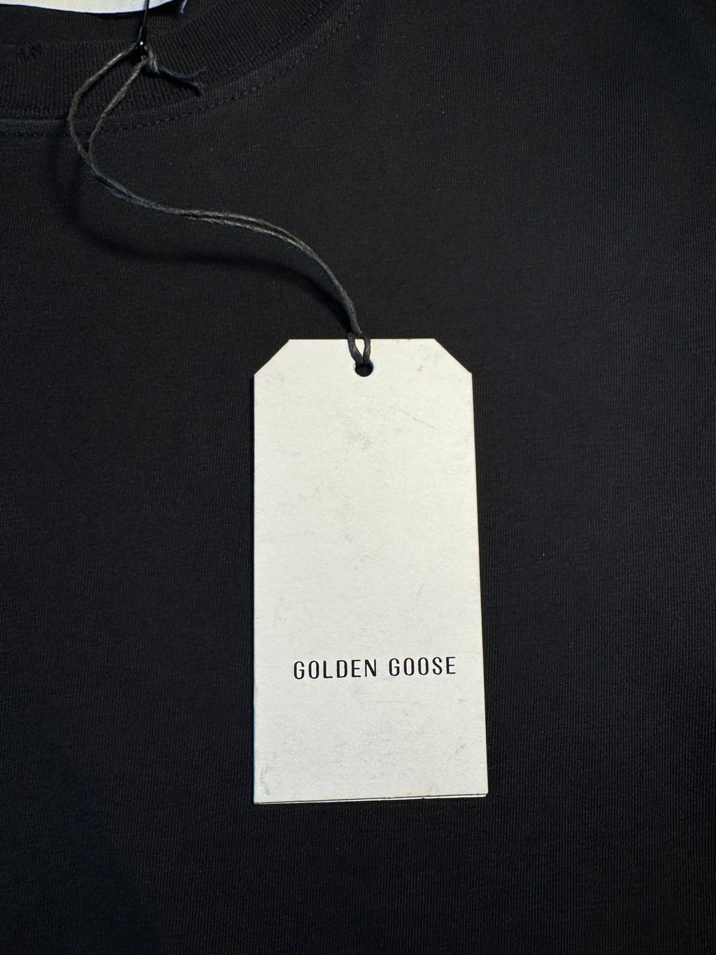 Maglia Golden Goose nera trattamento distressed