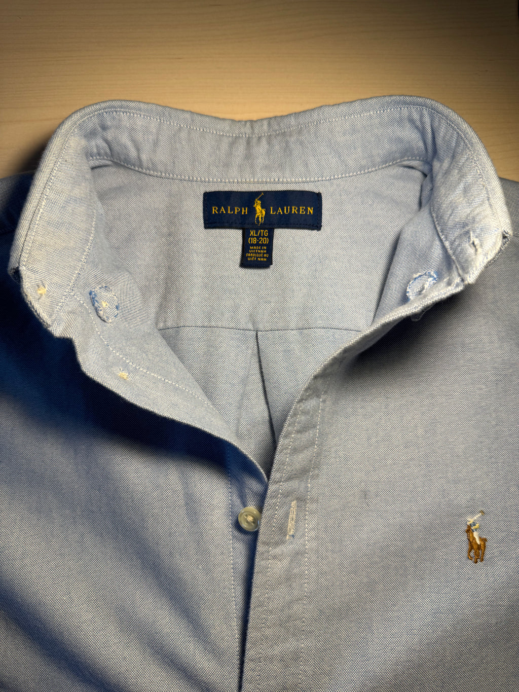 Camicia Polo Ralph Lauren azzurra