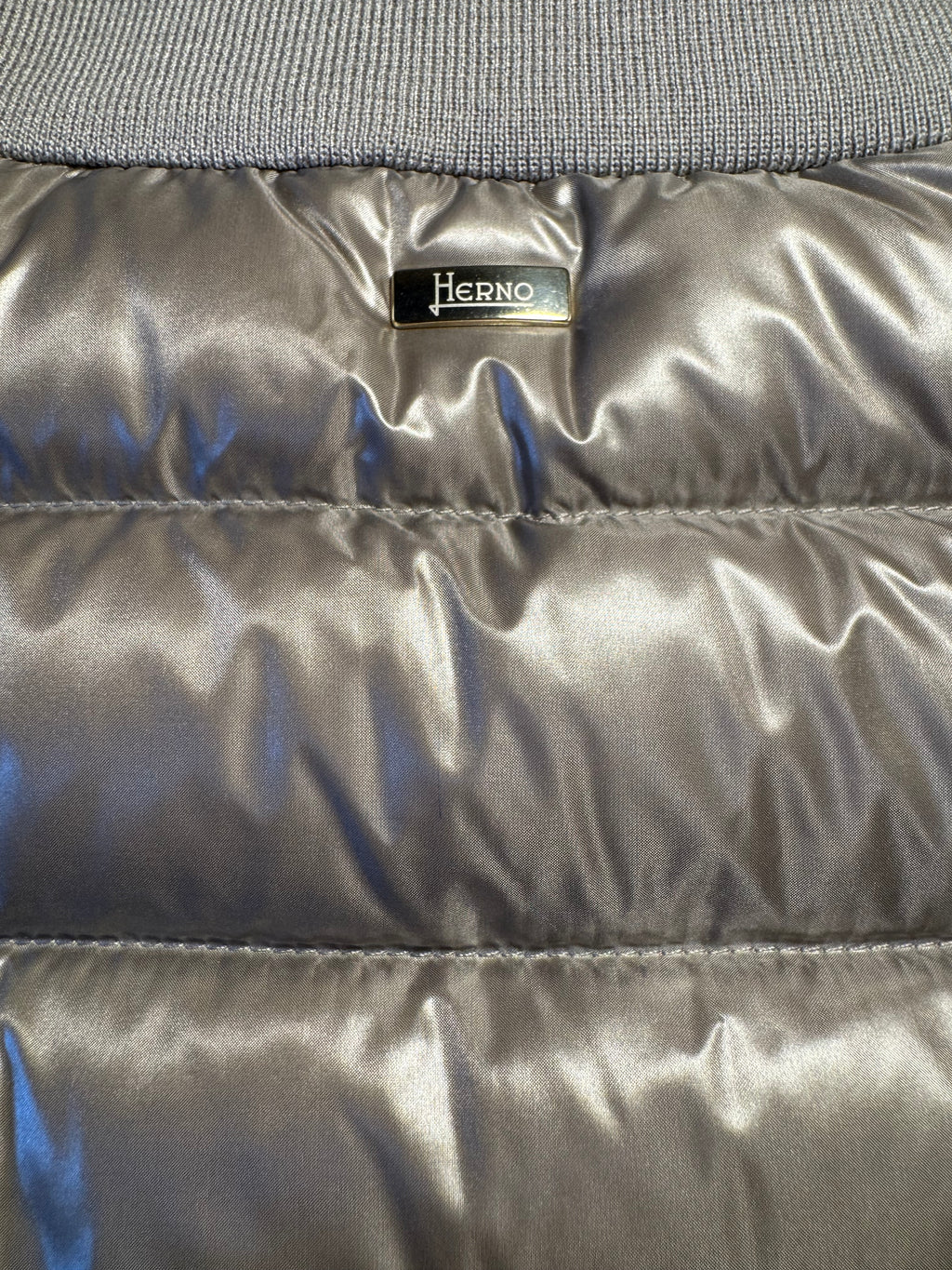 Piumino Herno grigio cotone