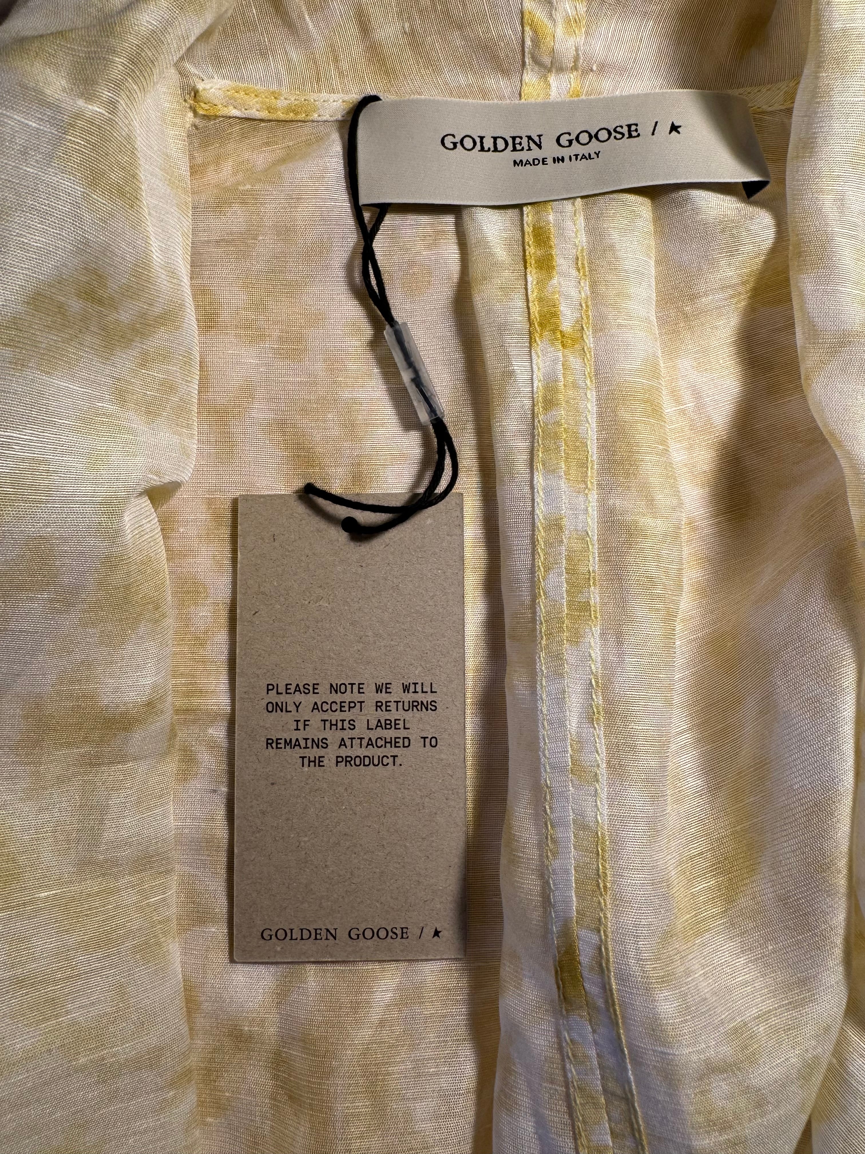 Vestito Golden Goose lino stampa floreale