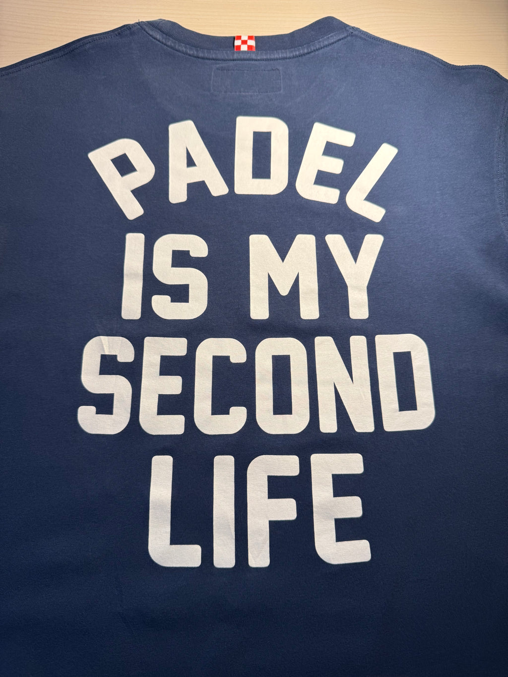 Maglia Saint Barth "Padel Is My Second Life” blu