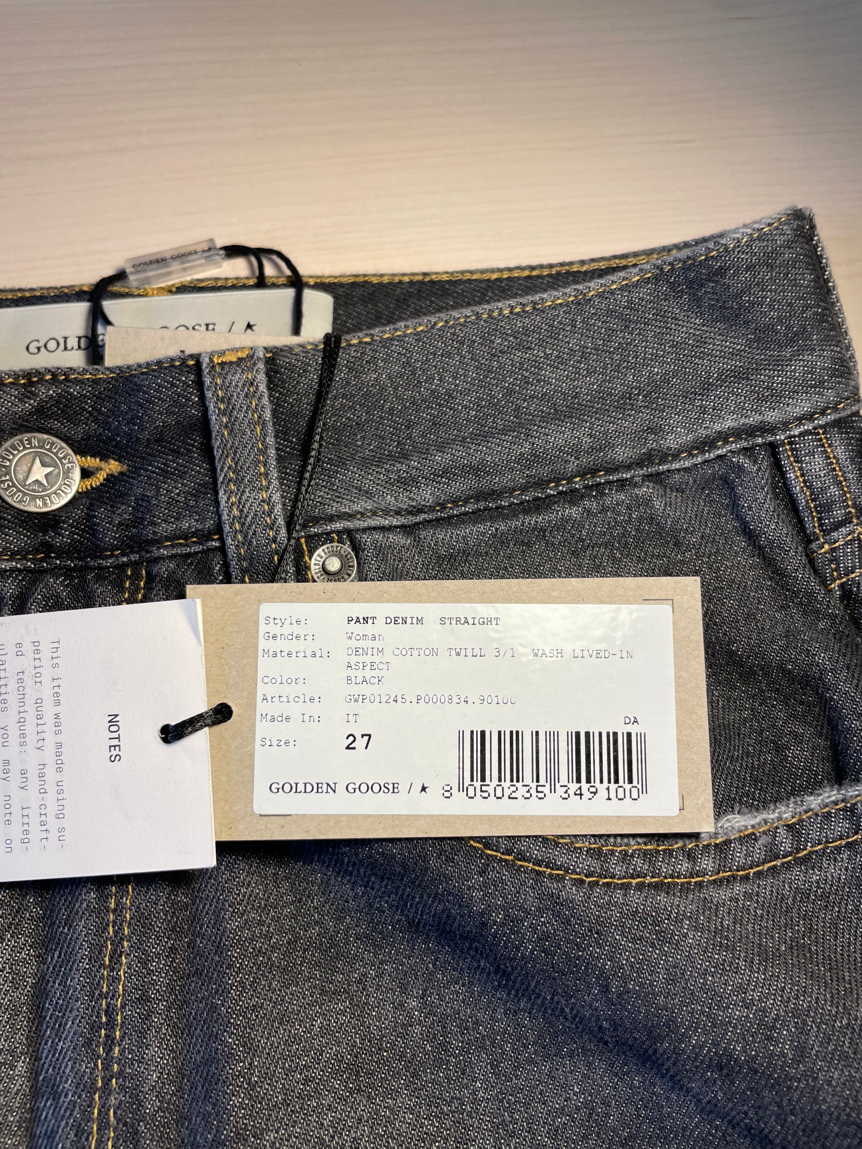 Jeans Golden Goose Frida Stonewashed neri