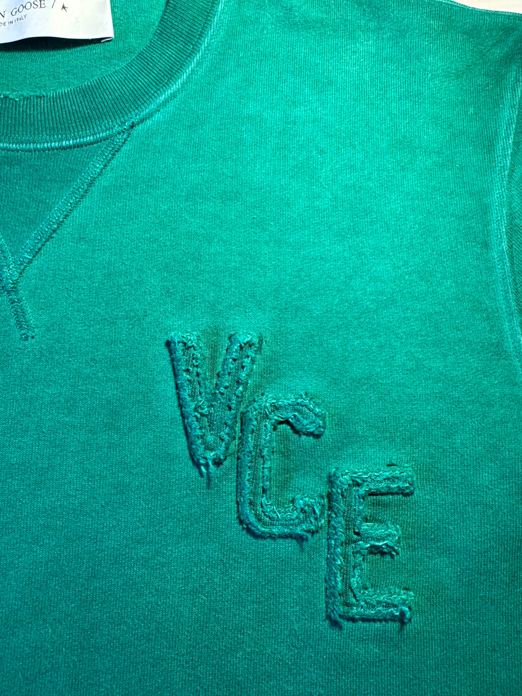 Felpa Golden Goose “VCE” verde