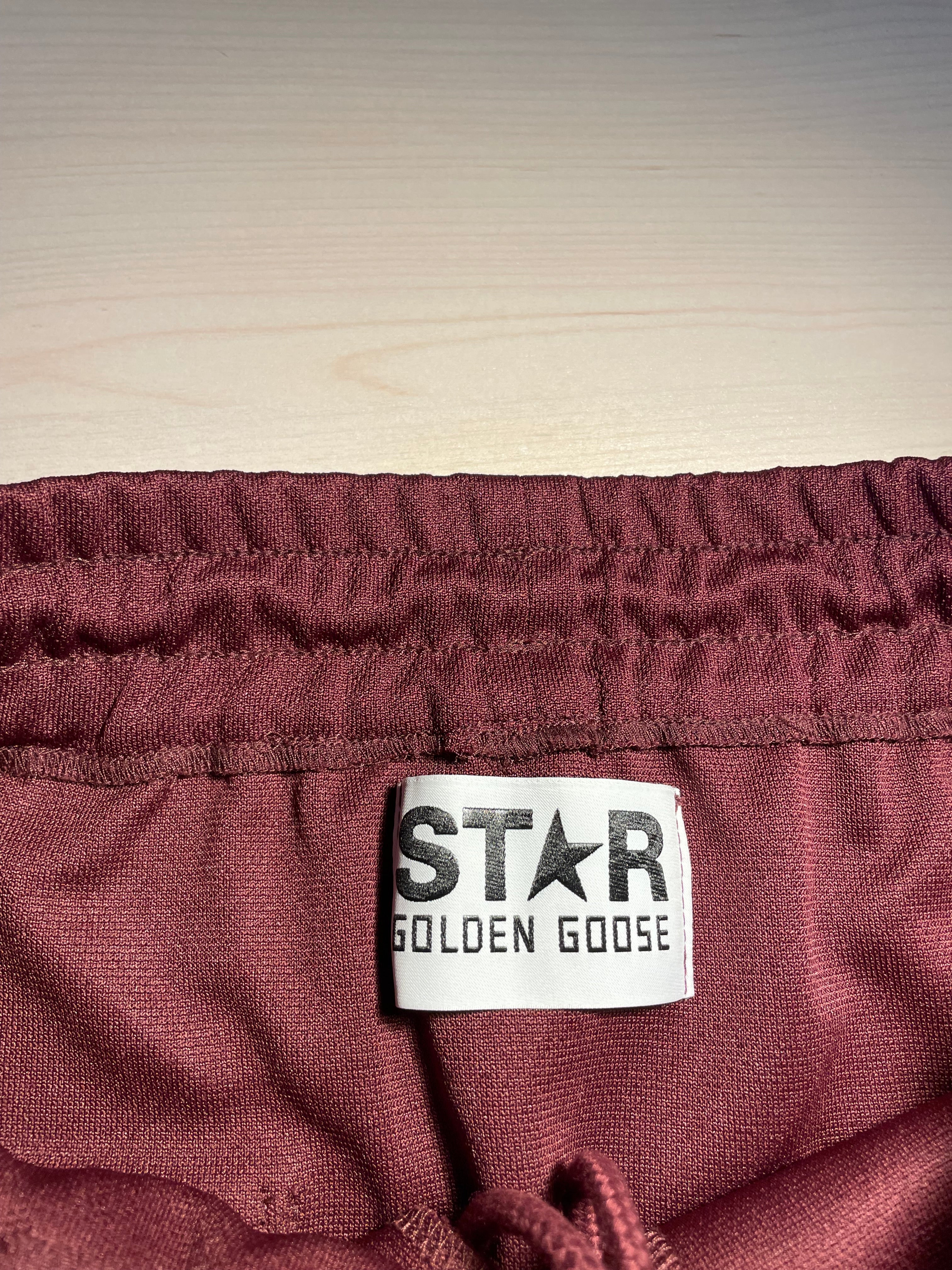 Gonna Golden Goose Star stelline laterali bordeaux