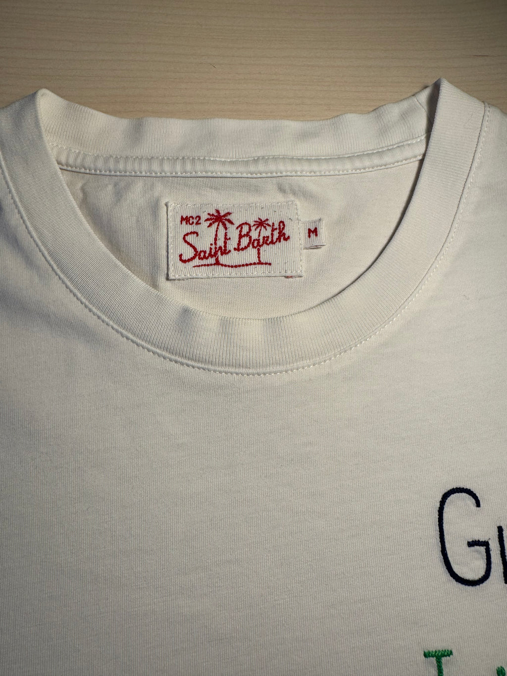Maglia Saint Barth "Gin Tonic" bianca